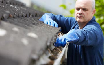 cleaning and inspecting Gorbals roofs